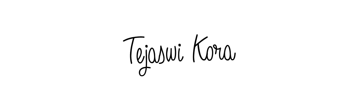 Check out images of Autograph of Tejaswi Kora name. Actor Tejaswi Kora Signature Style. Angelique-Rose-font-FFP is a professional sign style online. Tejaswi Kora signature style 5 images and pictures png