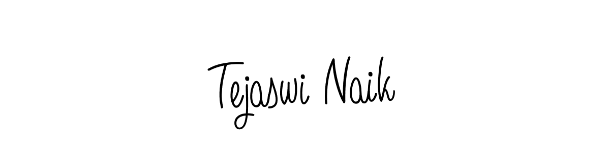 How to make Tejaswi Naik name signature. Use Angelique-Rose-font-FFP style for creating short signs online. This is the latest handwritten sign. Tejaswi Naik signature style 5 images and pictures png