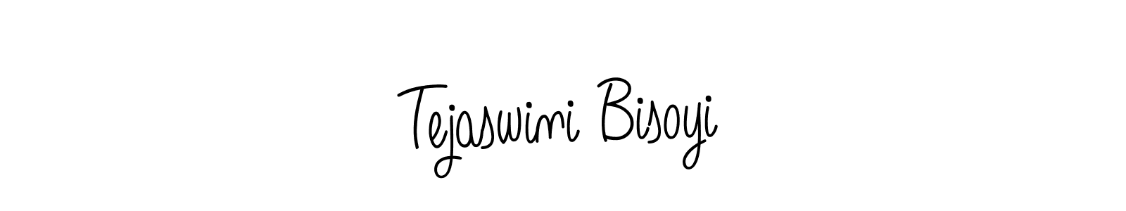 How to make Tejaswini Bisoyi name signature. Use Angelique-Rose-font-FFP style for creating short signs online. This is the latest handwritten sign. Tejaswini Bisoyi signature style 5 images and pictures png