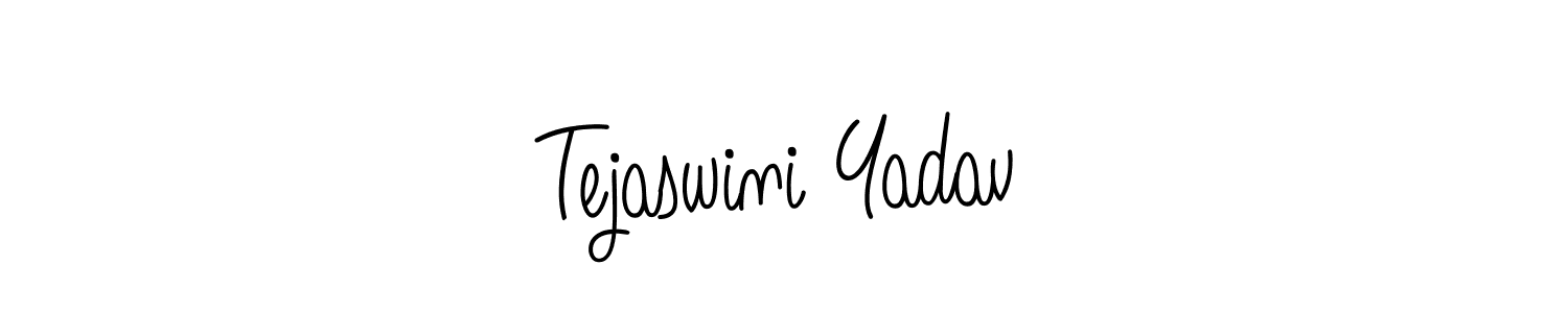 This is the best signature style for the Tejaswini Yadav name. Also you like these signature font (Angelique-Rose-font-FFP). Mix name signature. Tejaswini Yadav signature style 5 images and pictures png