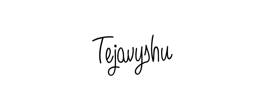 if you are searching for the best signature style for your name Tejavyshu. so please give up your signature search. here we have designed multiple signature styles  using Angelique-Rose-font-FFP. Tejavyshu signature style 5 images and pictures png