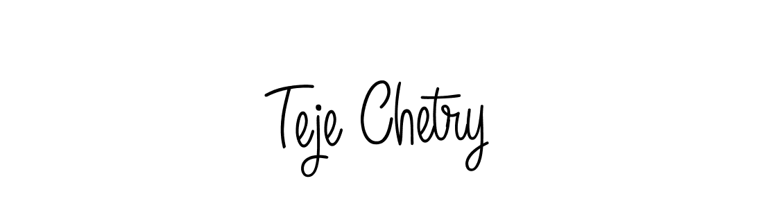 if you are searching for the best signature style for your name Teje Chetry. so please give up your signature search. here we have designed multiple signature styles  using Angelique-Rose-font-FFP. Teje Chetry signature style 5 images and pictures png