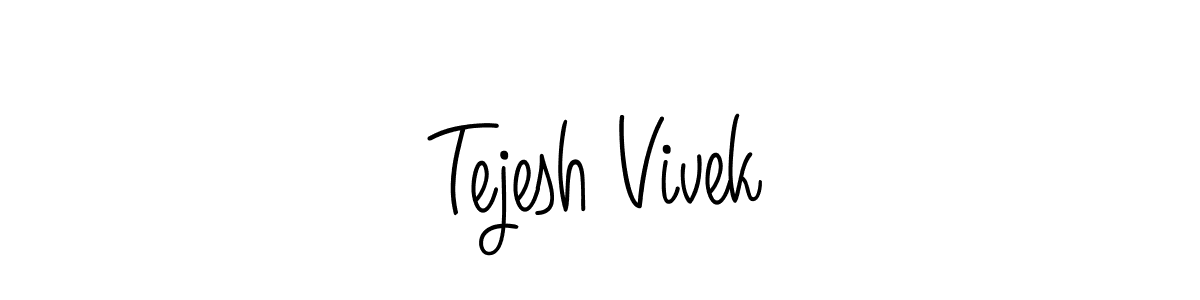 Check out images of Autograph of Tejesh Vivek name. Actor Tejesh Vivek Signature Style. Angelique-Rose-font-FFP is a professional sign style online. Tejesh Vivek signature style 5 images and pictures png