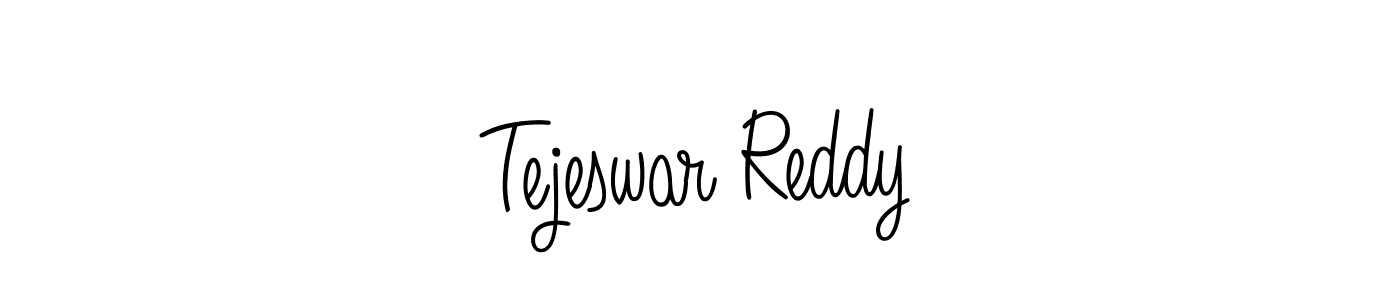 Design your own signature with our free online signature maker. With this signature software, you can create a handwritten (Angelique-Rose-font-FFP) signature for name Tejeswar Reddy. Tejeswar Reddy signature style 5 images and pictures png