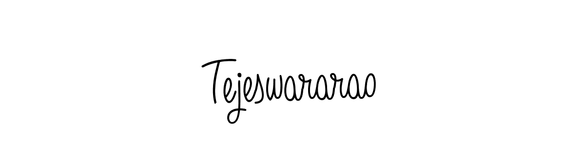 Make a beautiful signature design for name Tejeswararao. With this signature (Angelique-Rose-font-FFP) style, you can create a handwritten signature for free. Tejeswararao signature style 5 images and pictures png