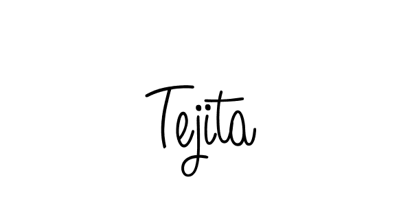 How to make Tejita name signature. Use Angelique-Rose-font-FFP style for creating short signs online. This is the latest handwritten sign. Tejita signature style 5 images and pictures png
