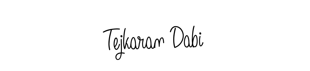 Check out images of Autograph of Tejkaran Dabi name. Actor Tejkaran Dabi Signature Style. Angelique-Rose-font-FFP is a professional sign style online. Tejkaran Dabi signature style 5 images and pictures png