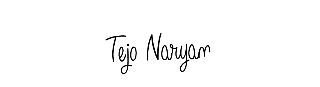 Best and Professional Signature Style for Tejo Naryan. Angelique-Rose-font-FFP Best Signature Style Collection. Tejo Naryan signature style 5 images and pictures png