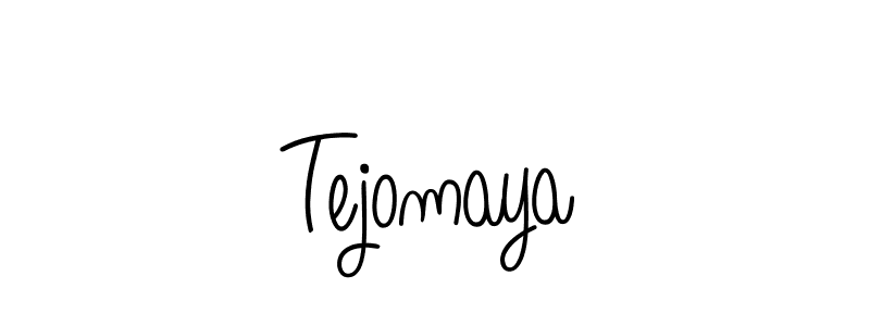 How to Draw Tejomaya signature style? Angelique-Rose-font-FFP is a latest design signature styles for name Tejomaya. Tejomaya signature style 5 images and pictures png