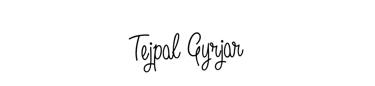 Tejpal Gyrjar stylish signature style. Best Handwritten Sign (Angelique-Rose-font-FFP) for my name. Handwritten Signature Collection Ideas for my name Tejpal Gyrjar. Tejpal Gyrjar signature style 5 images and pictures png