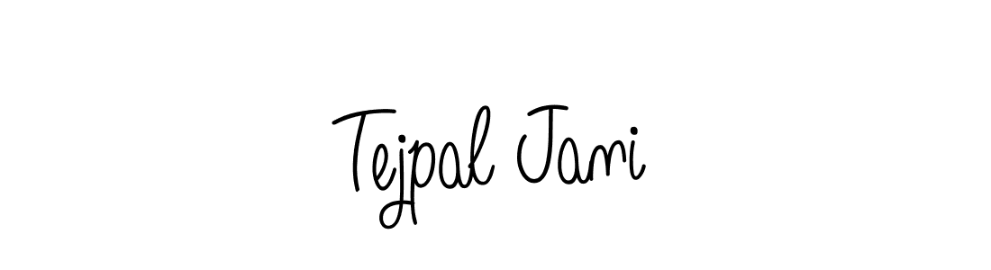 Create a beautiful signature design for name Tejpal Jani. With this signature (Angelique-Rose-font-FFP) fonts, you can make a handwritten signature for free. Tejpal Jani signature style 5 images and pictures png