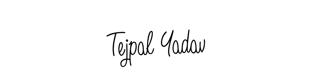 How to make Tejpal Yadav signature? Angelique-Rose-font-FFP is a professional autograph style. Create handwritten signature for Tejpal Yadav name. Tejpal Yadav signature style 5 images and pictures png