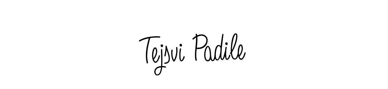 Tejsvi Padile stylish signature style. Best Handwritten Sign (Angelique-Rose-font-FFP) for my name. Handwritten Signature Collection Ideas for my name Tejsvi Padile. Tejsvi Padile signature style 5 images and pictures png