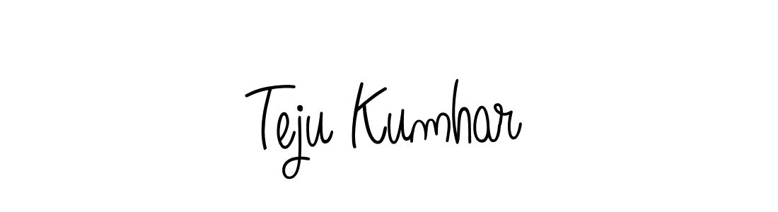 Similarly Angelique-Rose-font-FFP is the best handwritten signature design. Signature creator online .You can use it as an online autograph creator for name Teju Kumhar. Teju Kumhar signature style 5 images and pictures png