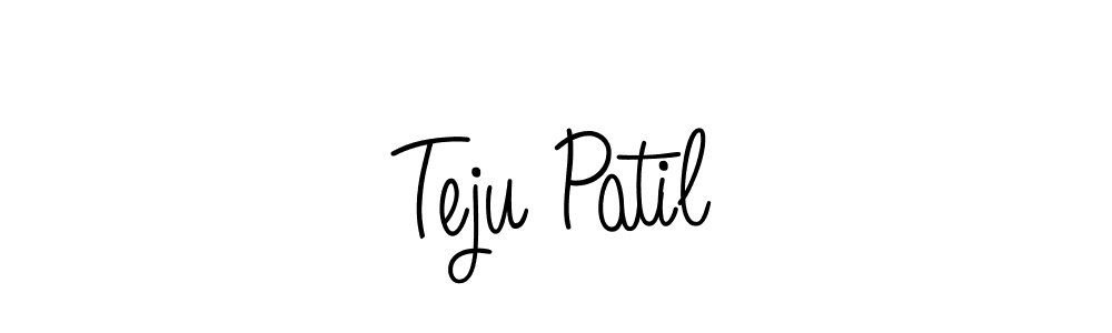 How to make Teju Patil signature? Angelique-Rose-font-FFP is a professional autograph style. Create handwritten signature for Teju Patil name. Teju Patil signature style 5 images and pictures png