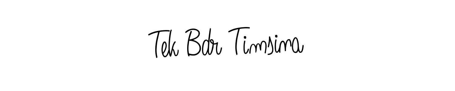 if you are searching for the best signature style for your name Tek Bdr Timsina. so please give up your signature search. here we have designed multiple signature styles  using Angelique-Rose-font-FFP. Tek Bdr Timsina signature style 5 images and pictures png