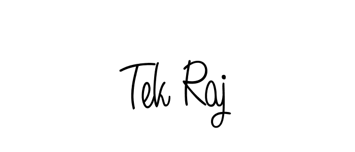 Check out images of Autograph of Tek Raj name. Actor Tek Raj Signature Style. Angelique-Rose-font-FFP is a professional sign style online. Tek Raj signature style 5 images and pictures png