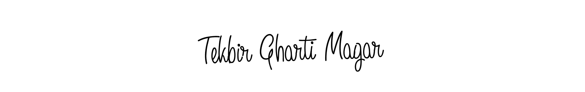 The best way (Angelique-Rose-font-FFP) to make a short signature is to pick only two or three words in your name. The name Tekbir Gharti Magar include a total of six letters. For converting this name. Tekbir Gharti Magar signature style 5 images and pictures png
