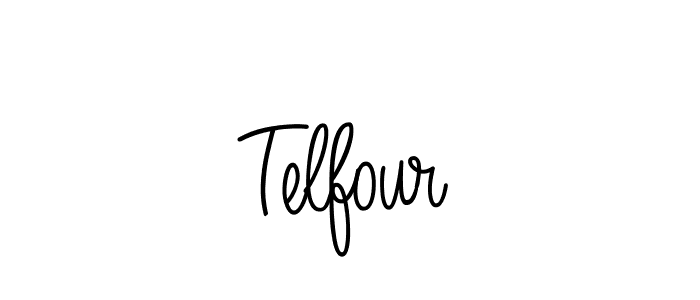 Design your own signature with our free online signature maker. With this signature software, you can create a handwritten (Angelique-Rose-font-FFP) signature for name Telfour. Telfour signature style 5 images and pictures png