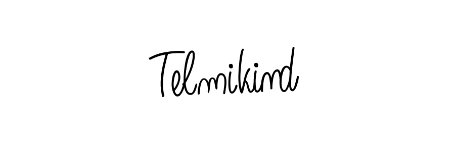 How to make Telmikind name signature. Use Angelique-Rose-font-FFP style for creating short signs online. This is the latest handwritten sign. Telmikind signature style 5 images and pictures png