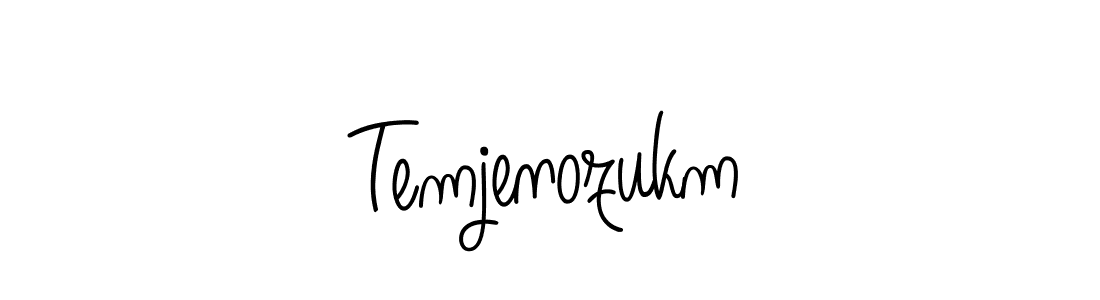 Also we have Temjenozukm name is the best signature style. Create professional handwritten signature collection using Angelique-Rose-font-FFP autograph style. Temjenozukm signature style 5 images and pictures png