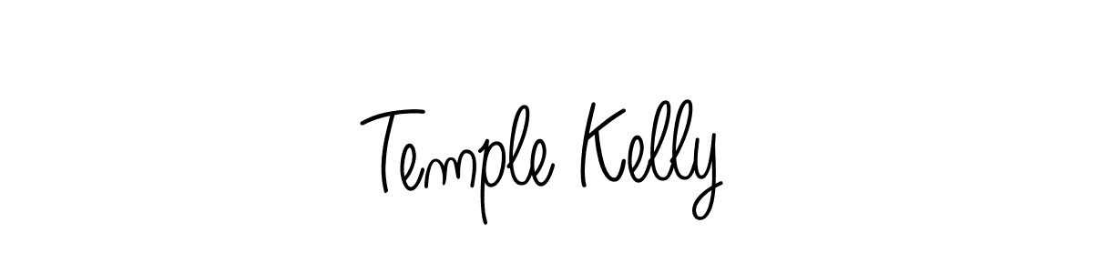 Temple Kelly stylish signature style. Best Handwritten Sign (Angelique-Rose-font-FFP) for my name. Handwritten Signature Collection Ideas for my name Temple Kelly. Temple Kelly signature style 5 images and pictures png