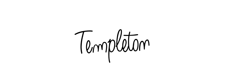 Make a beautiful signature design for name Templeton. With this signature (Angelique-Rose-font-FFP) style, you can create a handwritten signature for free. Templeton signature style 5 images and pictures png