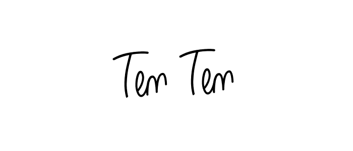 Use a signature maker to create a handwritten signature online. With this signature software, you can design (Angelique-Rose-font-FFP) your own signature for name Ten Ten. Ten Ten signature style 5 images and pictures png