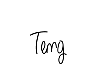 How to make Teng name signature. Use Angelique-Rose-font-FFP style for creating short signs online. This is the latest handwritten sign. Teng signature style 5 images and pictures png