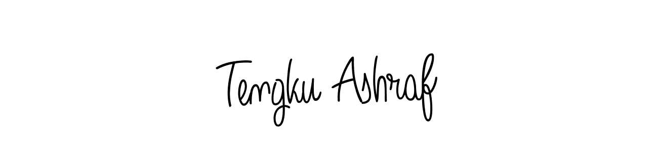 Design your own signature with our free online signature maker. With this signature software, you can create a handwritten (Angelique-Rose-font-FFP) signature for name Tengku Ashraf. Tengku Ashraf signature style 5 images and pictures png