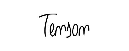 Tenson stylish signature style. Best Handwritten Sign (Angelique-Rose-font-FFP) for my name. Handwritten Signature Collection Ideas for my name Tenson. Tenson signature style 5 images and pictures png