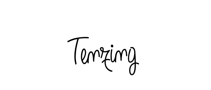 Use a signature maker to create a handwritten signature online. With this signature software, you can design (Angelique-Rose-font-FFP) your own signature for name Tenzing. Tenzing signature style 5 images and pictures png
