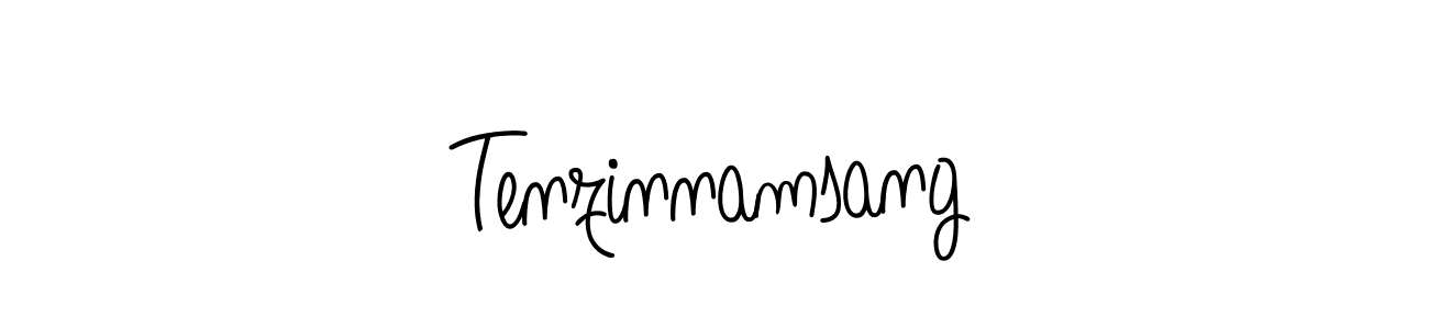 How to make Tenzinnamsang name signature. Use Angelique-Rose-font-FFP style for creating short signs online. This is the latest handwritten sign. Tenzinnamsang signature style 5 images and pictures png