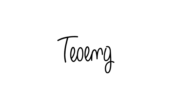 You should practise on your own different ways (Angelique-Rose-font-FFP) to write your name (Teoeng) in signature. don't let someone else do it for you. Teoeng signature style 5 images and pictures png