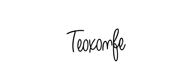 How to make Teoxonfe name signature. Use Angelique-Rose-font-FFP style for creating short signs online. This is the latest handwritten sign. Teoxonfe signature style 5 images and pictures png