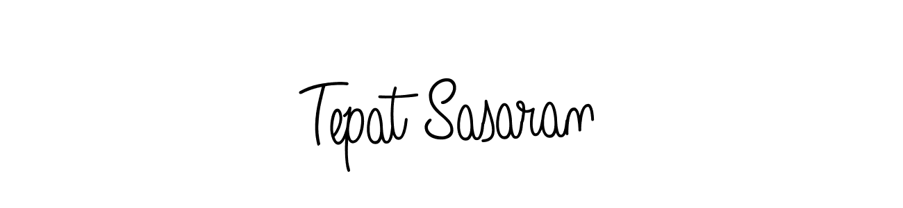 Make a short Tepat Sasaran signature style. Manage your documents anywhere anytime using Angelique-Rose-font-FFP. Create and add eSignatures, submit forms, share and send files easily. Tepat Sasaran signature style 5 images and pictures png