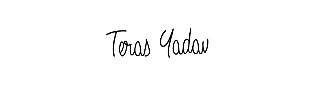 if you are searching for the best signature style for your name Teras Yadav. so please give up your signature search. here we have designed multiple signature styles  using Angelique-Rose-font-FFP. Teras Yadav signature style 5 images and pictures png