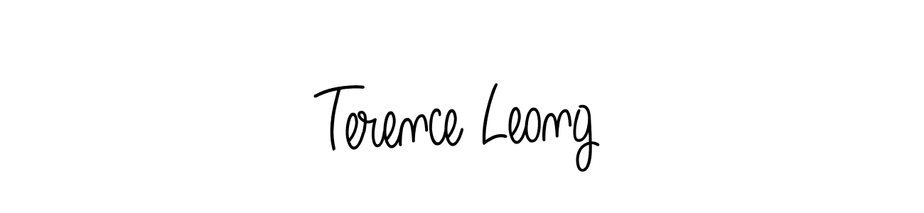 Design your own signature with our free online signature maker. With this signature software, you can create a handwritten (Angelique-Rose-font-FFP) signature for name Terence Leong. Terence Leong signature style 5 images and pictures png