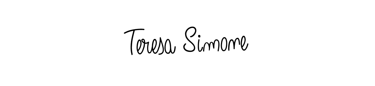 Angelique-Rose-font-FFP is a professional signature style that is perfect for those who want to add a touch of class to their signature. It is also a great choice for those who want to make their signature more unique. Get Teresa Simone name to fancy signature for free. Teresa Simone signature style 5 images and pictures png