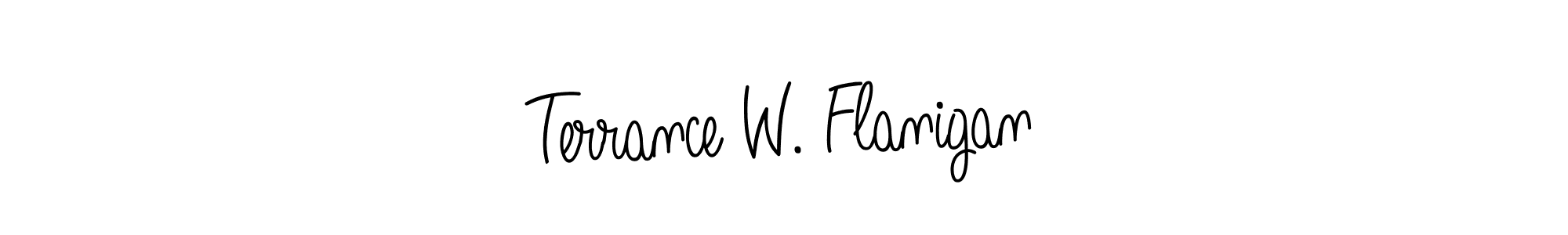 Also we have Terrance W. Flanigan name is the best signature style. Create professional handwritten signature collection using Angelique-Rose-font-FFP autograph style. Terrance W. Flanigan signature style 5 images and pictures png