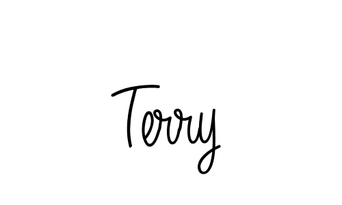 Make a beautiful signature design for name Terry. With this signature (Angelique-Rose-font-FFP) style, you can create a handwritten signature for free. Terry signature style 5 images and pictures png