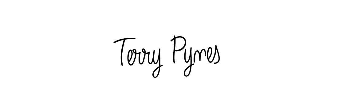 Make a beautiful signature design for name Terry Pynes. With this signature (Angelique-Rose-font-FFP) style, you can create a handwritten signature for free. Terry Pynes signature style 5 images and pictures png