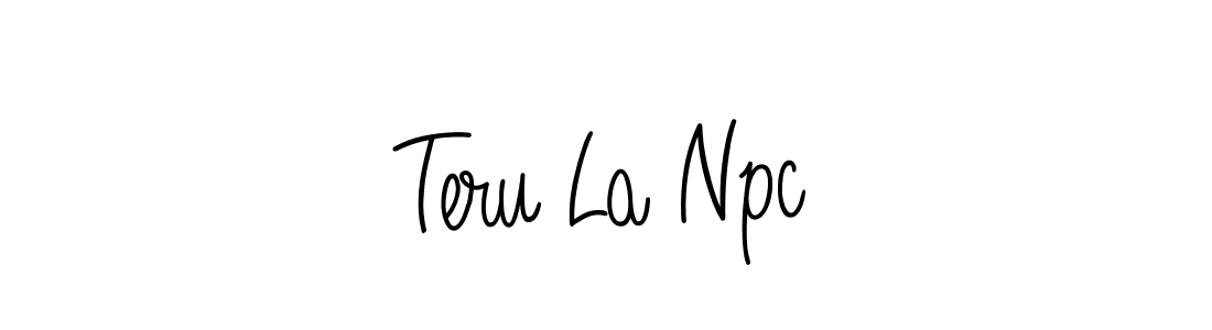 Angelique-Rose-font-FFP is a professional signature style that is perfect for those who want to add a touch of class to their signature. It is also a great choice for those who want to make their signature more unique. Get Teru La Npc name to fancy signature for free. Teru La Npc signature style 5 images and pictures png