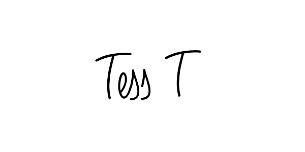 How to make Tess T signature? Angelique-Rose-font-FFP is a professional autograph style. Create handwritten signature for Tess T name. Tess T signature style 5 images and pictures png