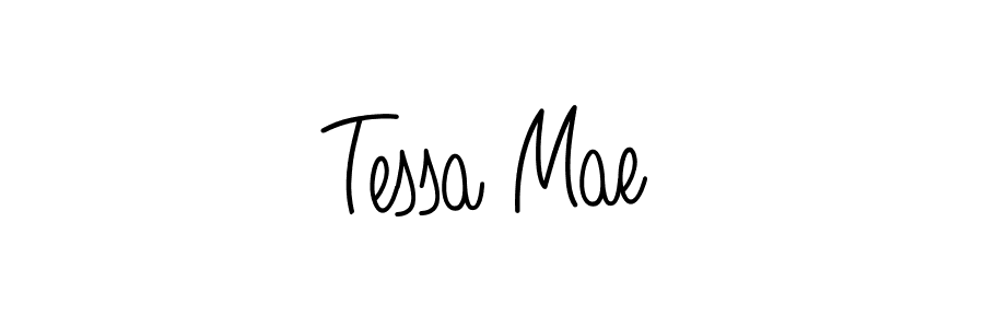 How to make Tessa Mae name signature. Use Angelique-Rose-font-FFP style for creating short signs online. This is the latest handwritten sign. Tessa Mae signature style 5 images and pictures png