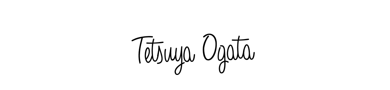 How to make Tetsuya Ogata name signature. Use Angelique-Rose-font-FFP style for creating short signs online. This is the latest handwritten sign. Tetsuya Ogata signature style 5 images and pictures png