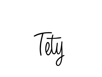 You should practise on your own different ways (Angelique-Rose-font-FFP) to write your name (Tety) in signature. don't let someone else do it for you. Tety signature style 5 images and pictures png