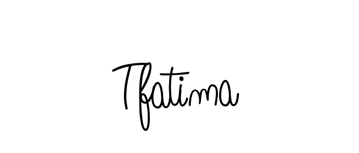 The best way (Angelique-Rose-font-FFP) to make a short signature is to pick only two or three words in your name. The name Tfatima include a total of six letters. For converting this name. Tfatima signature style 5 images and pictures png
