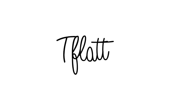 How to make Tflatt name signature. Use Angelique-Rose-font-FFP style for creating short signs online. This is the latest handwritten sign. Tflatt signature style 5 images and pictures png