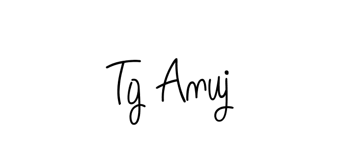 Check out images of Autograph of Tg Anuj name. Actor Tg Anuj Signature Style. Angelique-Rose-font-FFP is a professional sign style online. Tg Anuj signature style 5 images and pictures png